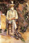 Paul Cezanne Portrait du jardinier Vallier oil